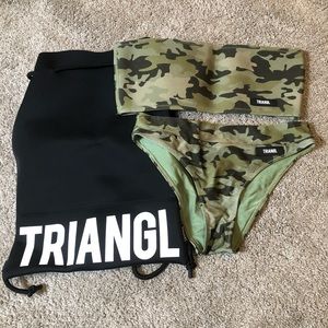 Triangl camo bikini